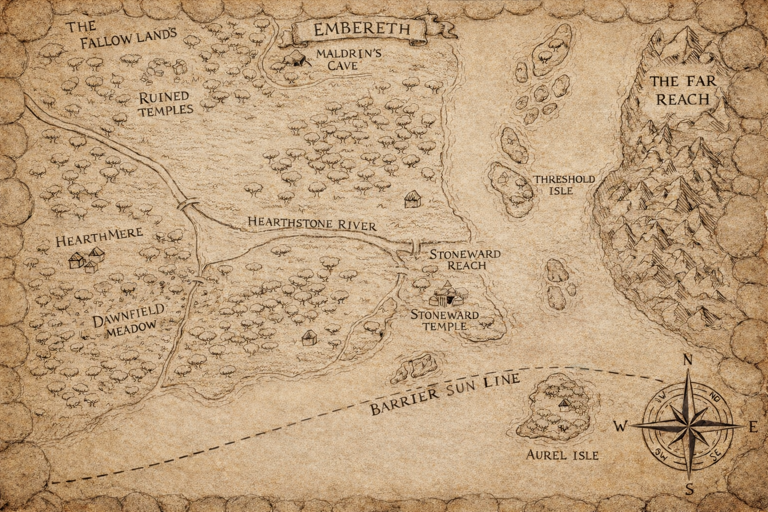 World map for The Song That Stays